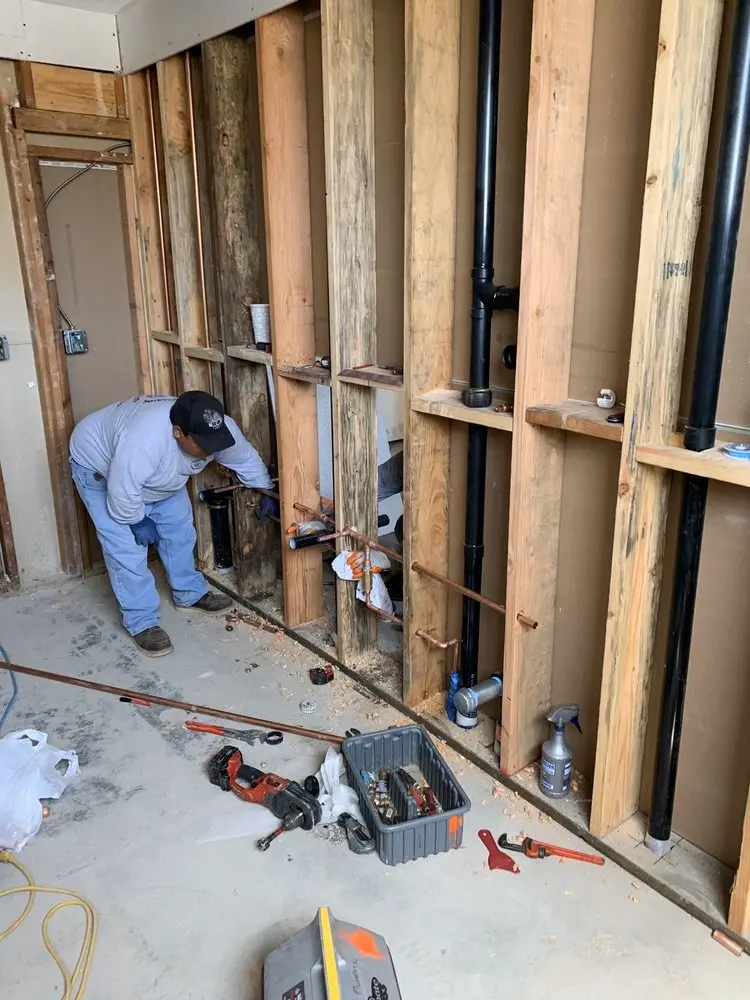 Commercial rough-in plumbing for Gas Line Repair in Lyons